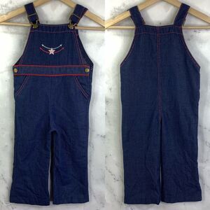 Vintage Health Tex Overalls Bell Bottoms Sz 4T Sports Hippies MADE IN USA 1970s